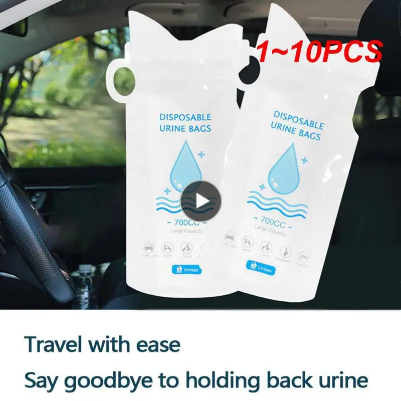 

1~10PCS Vomit Bags Emergency 700cc Car Urine Bag Disposable Emergency Urine Bag Mobile Toilets Car Supplies Urinal Toilet Bag