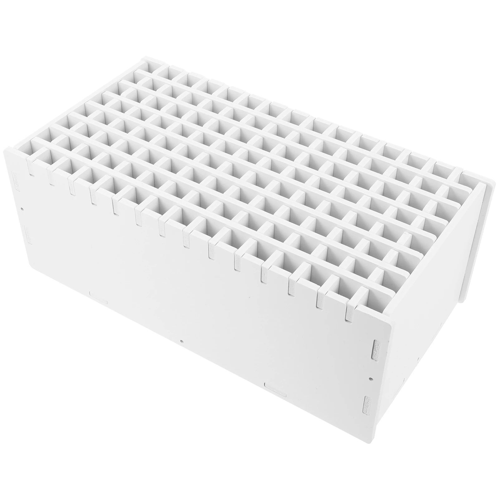 120 Holes Marker Pen Storage Box Desk ganizer Multi functional Stationery Rack Kids School Wooden Compartment Holder