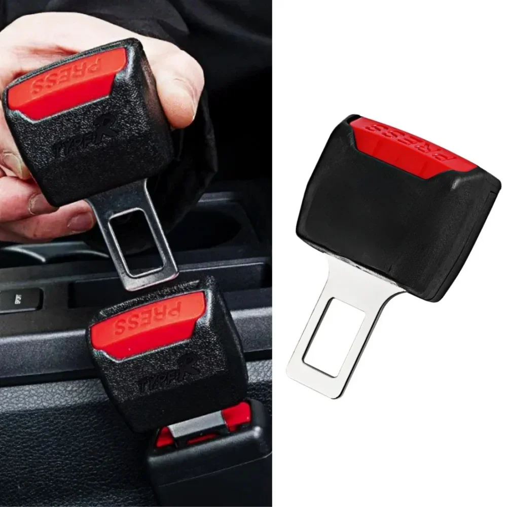 Car Seat Belt Clip Extender Safety Seatbelt Lock Buckle Plug Thick Insert Socket Extender Safety Buckle Car Accessories