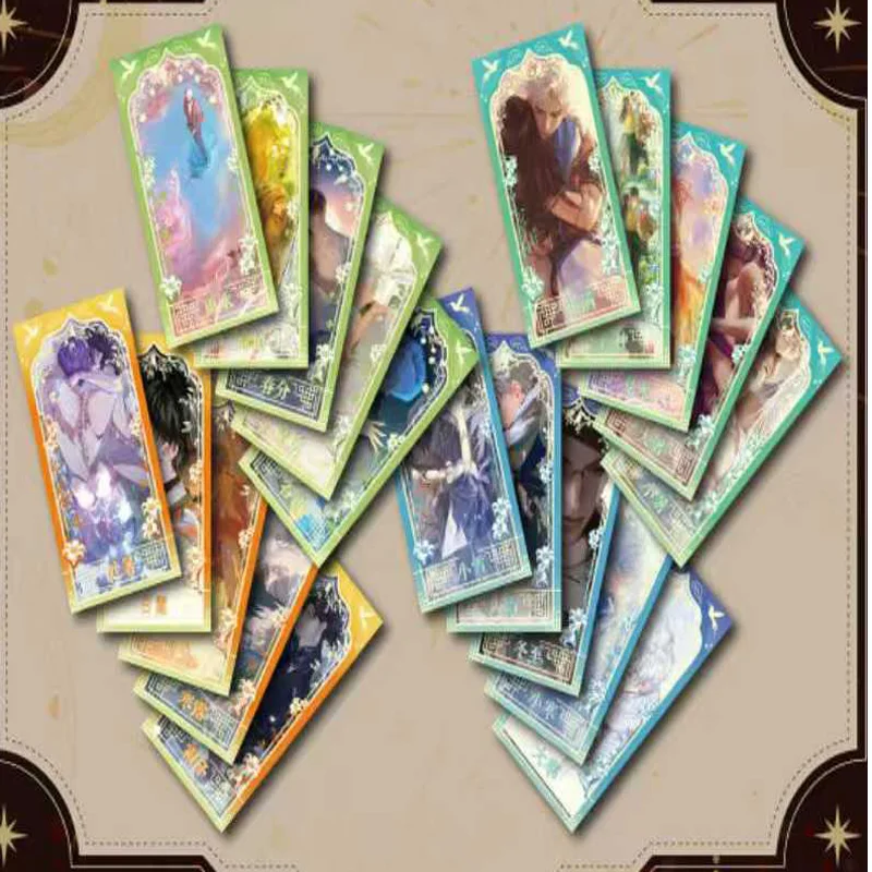 Set di tarocchi Premium Love And Deepspace 205 carte Collezione in resina acrilica metallica Collezionisti di giochi anime