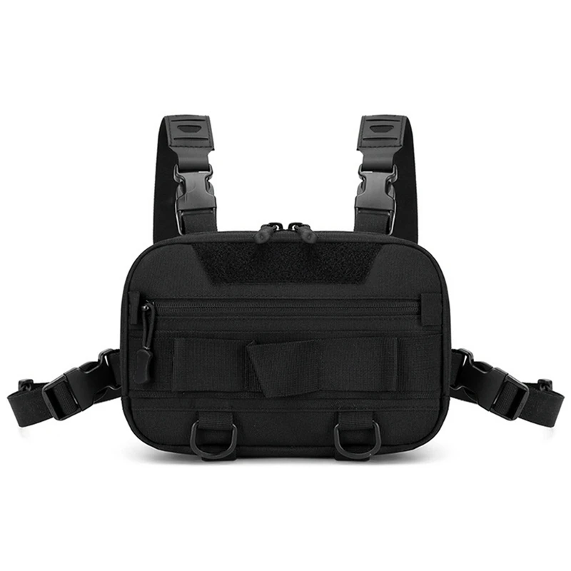 

DW-Rig Backpack Camping Recon Kit Bag Vest Front Pouch Multi-Purpose Daypack for Hiking Fishing Lure