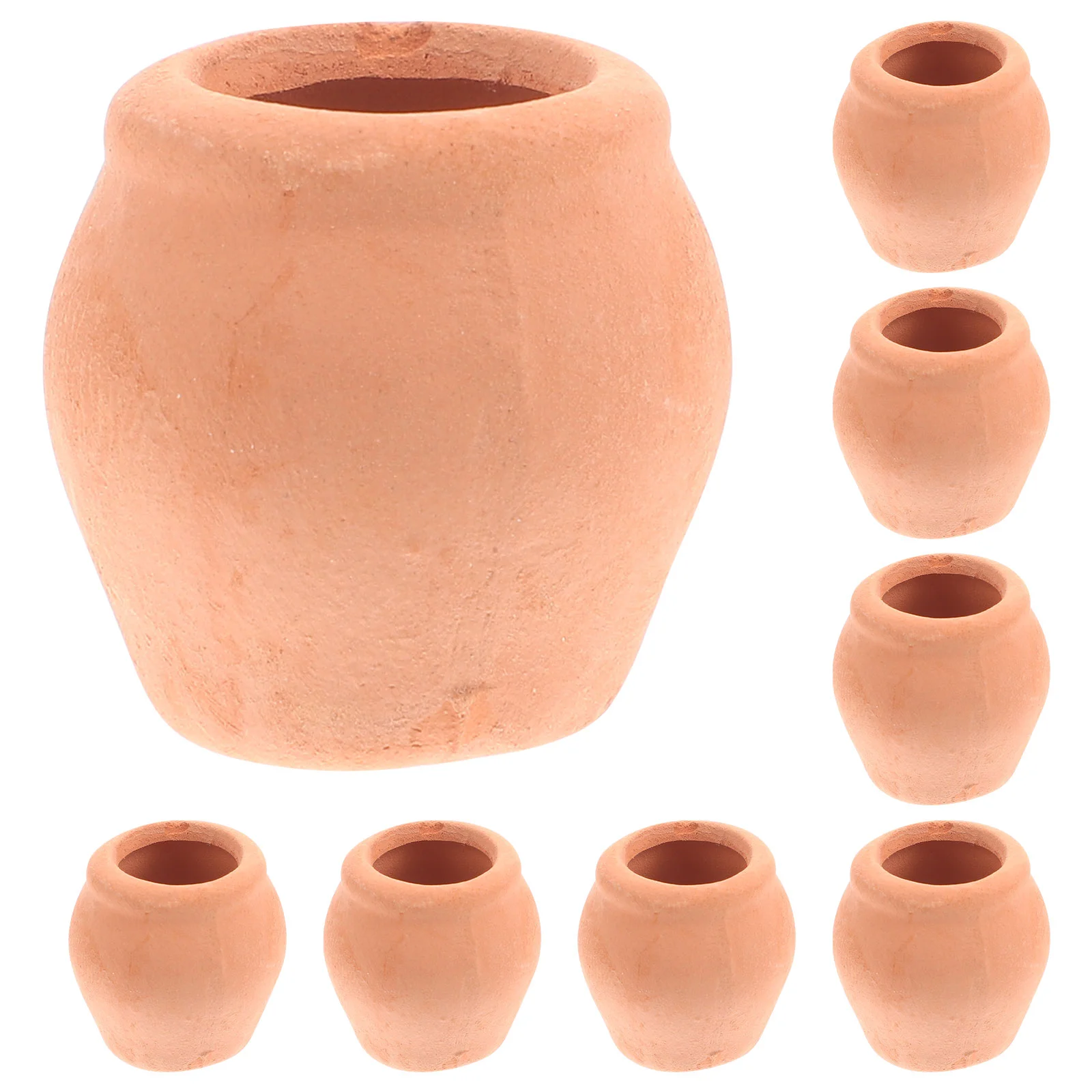 8 Pcs Mini Ceramic Flower Pot Small Ceramics Planter Pots Indoor Houseplant Clay for Succulents Bulk Small Terracotta Pot