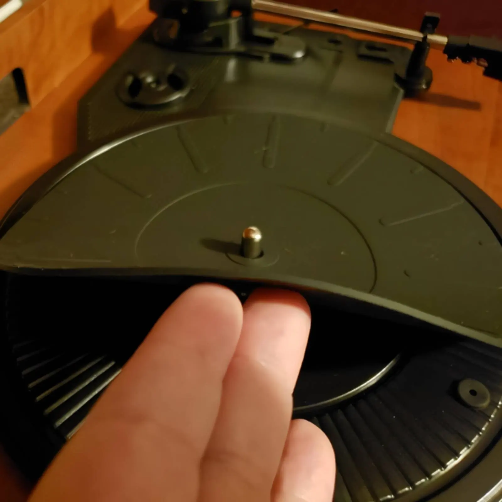 7 Inch Turntable Platter Mat Shockproof Silicone Vinyl Mat LP Slipmat Scuff Resistant Audio Accessory for Audiophiles