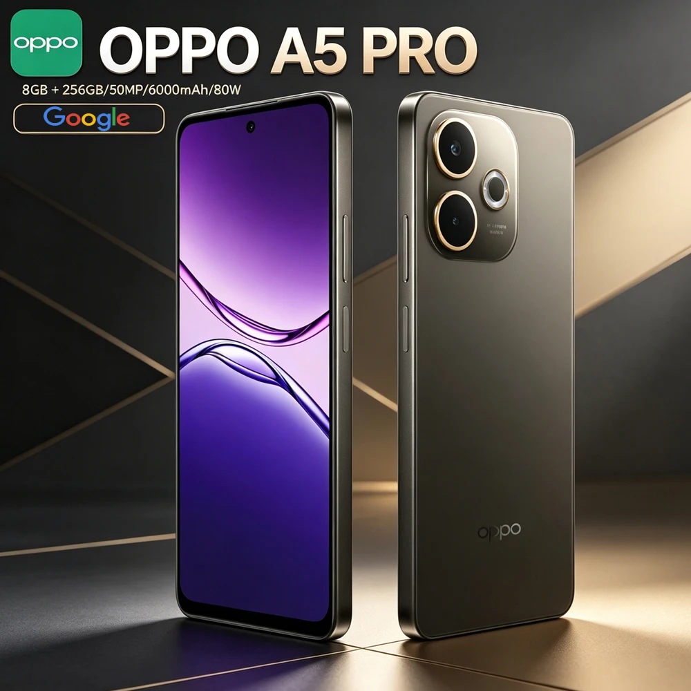 Smartphone Oppo A5 Pro 5G 256GB 8GB RAM Bateria 6000mAh Smartphone Oppo A5 Pro 5G 256GB 8GB RAM Bateria 6000mAh