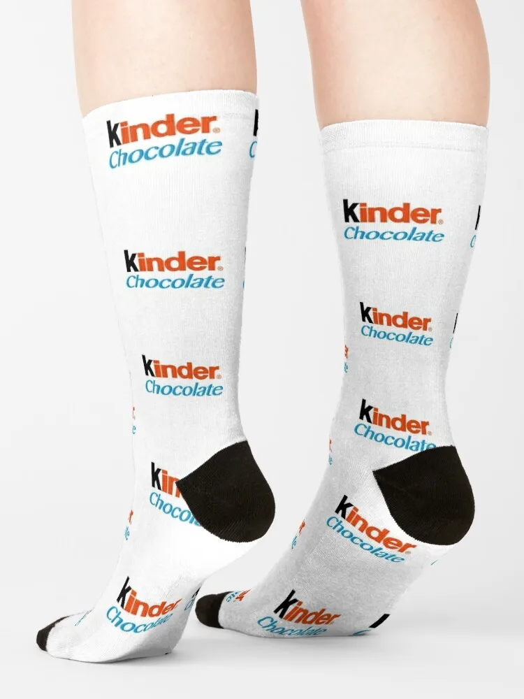 Chocolate Kinder Socks with print valentine gift ideas Non-slip Lots Women Socks Men's