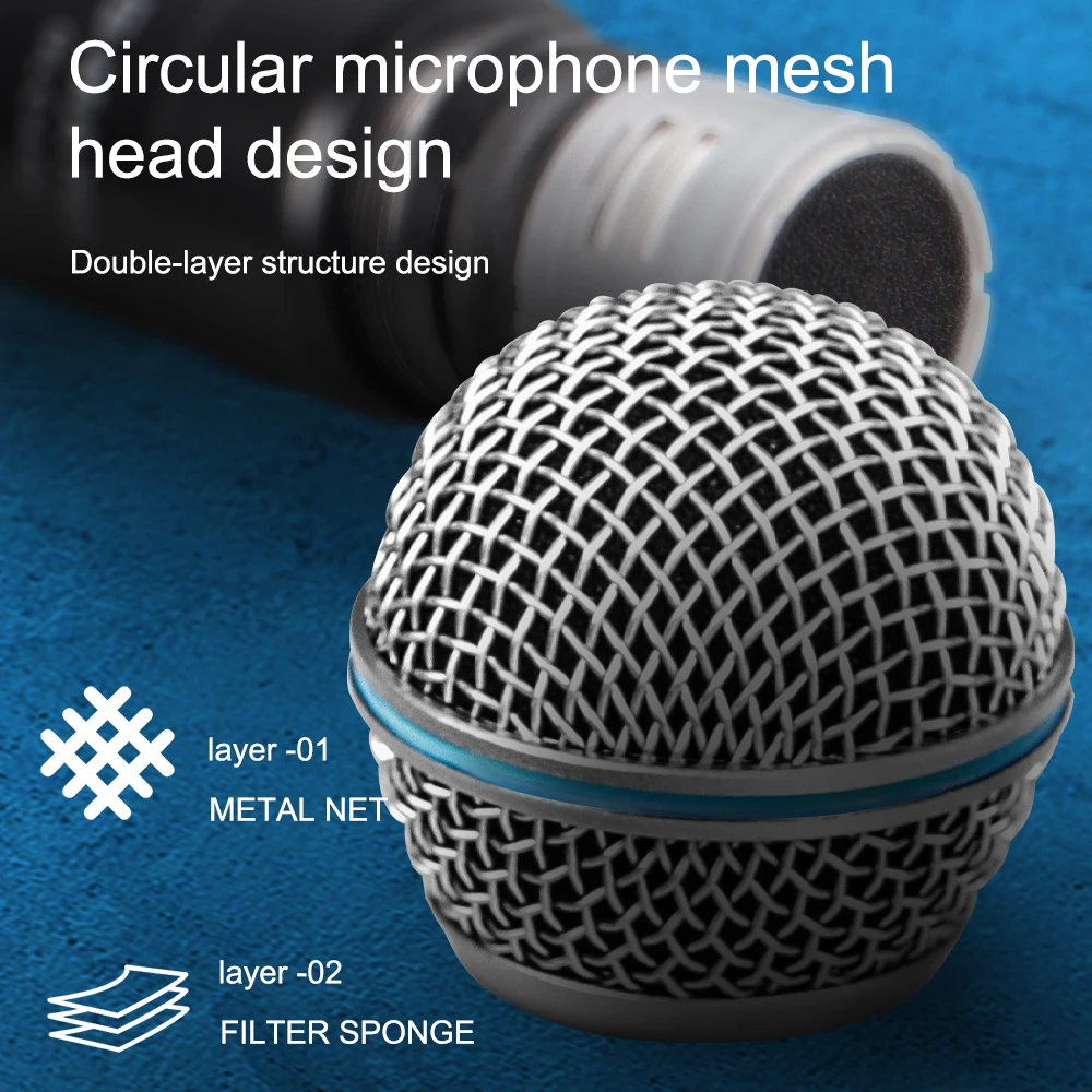 G-MARK GLC440 ไมโครโฟนไร้สาย 4 ช่องระบบมืออาชีพคาราโอเกะไมโครโฟนความถี่คงที่สําหรับปาร์ตี้ลําโพงแสดง