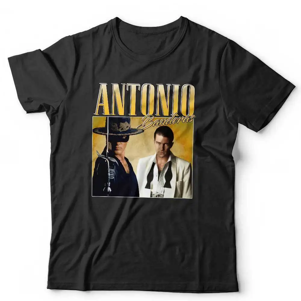 Antonio Banderas Appreciation T-shirt Unisex Funny Short Sleeve Tshirt Streetwear