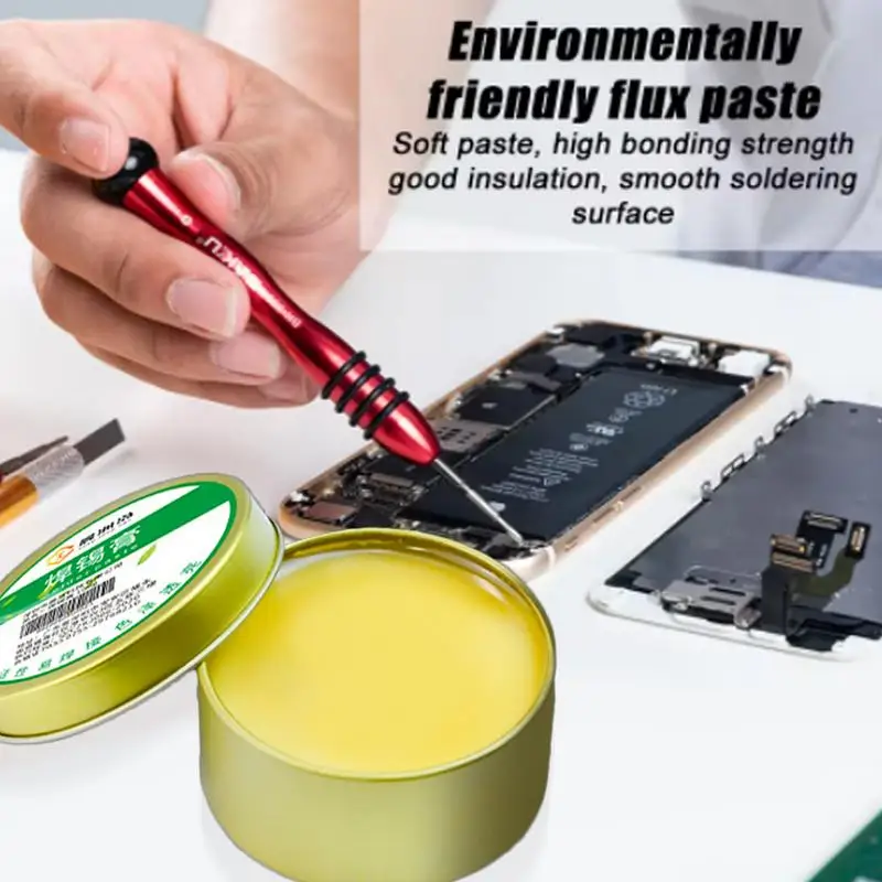 Solder Paste For Electronics Solder Paste In Jar No Goopy Safe Clean Residues Paste Rosin Paste Soldering Flux For Soldering