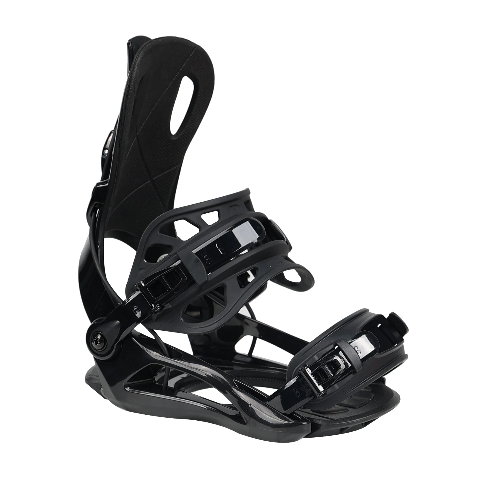 

Крепления для сноуборда SKIFREE для начинающих | Система Easy Step-In, амортизация из EVA, средняя степень жесткости, поддержка стопы.