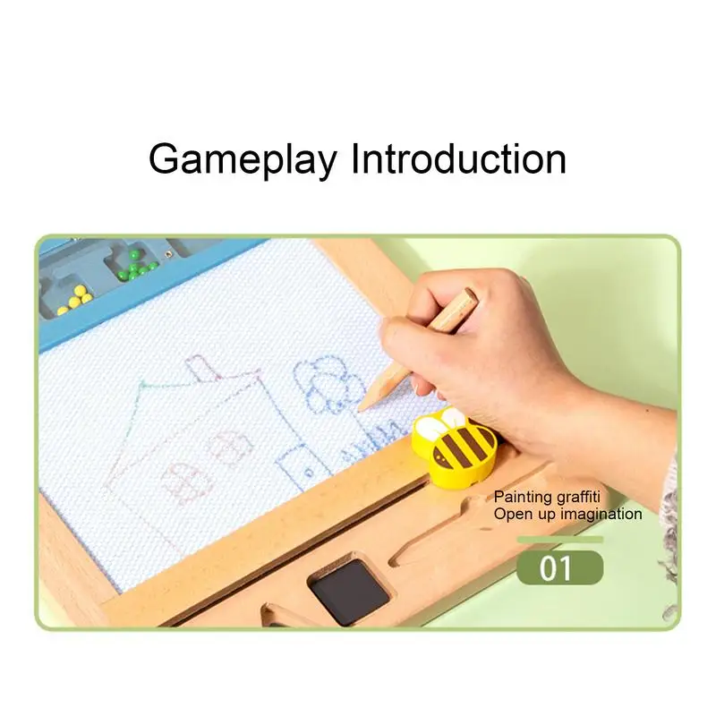 Pequeno colorido prancheta magnética família interativa cedo educacional e aprendizagem brinquedo natal aniversário