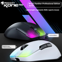 Roccat Kone Pro Air Mouse Wireless 2.4g Pro Edition Tri-Mode Gaming Macros Pubg Gaming Rgb Titan Switch Optical Bionic Cases