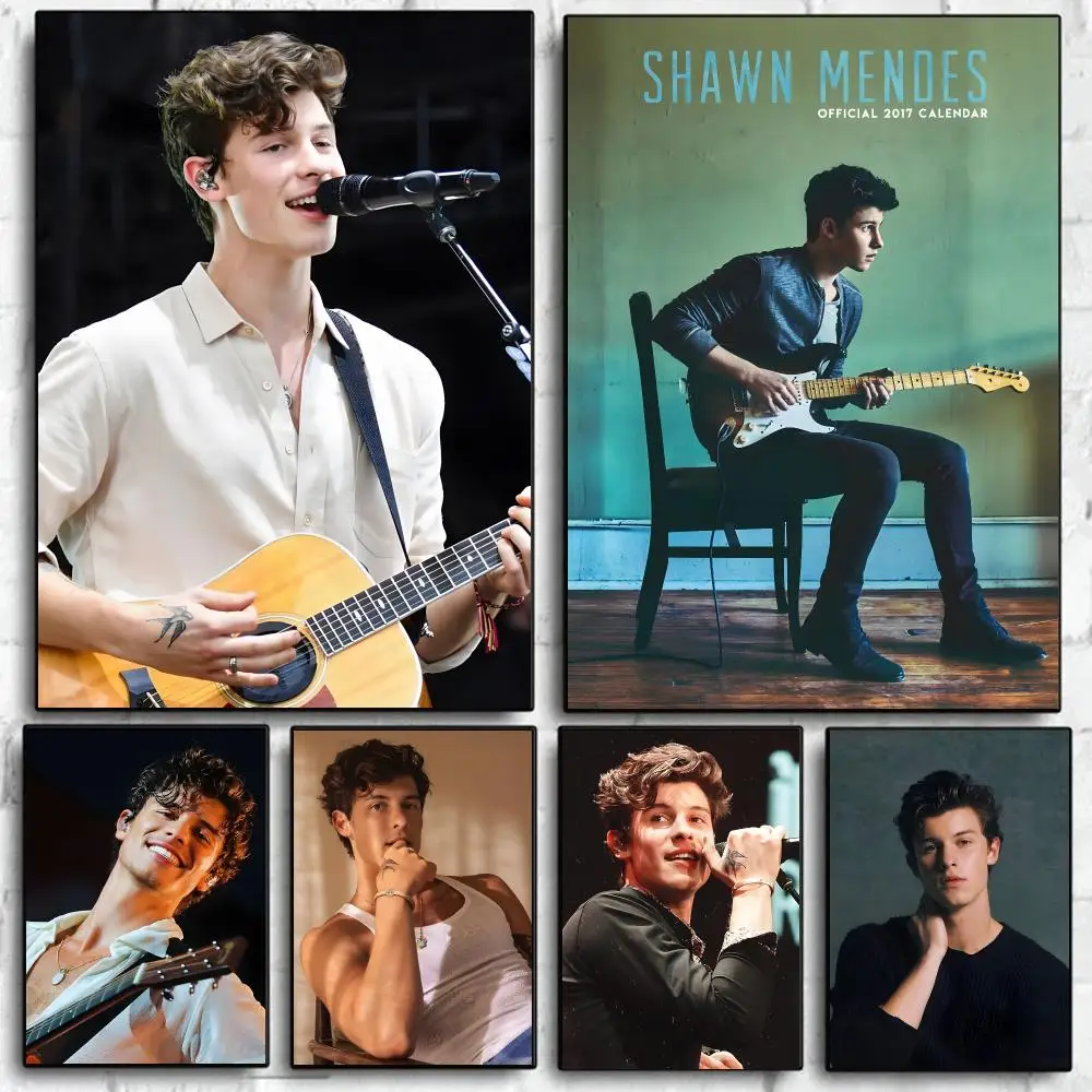 Shawn Mendes Singer Poster Art HD Advanced Aesthetic Printing Paper Wall Art for Living Room Home Decor