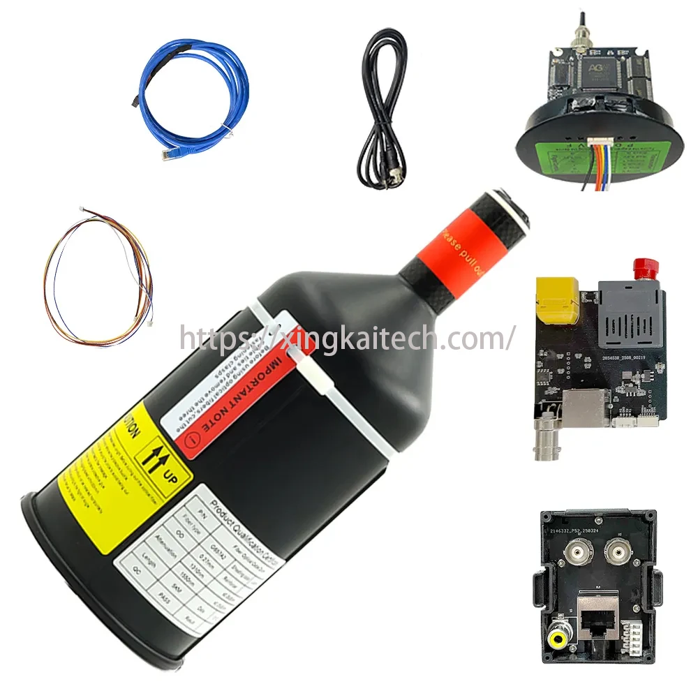 

FPV Drone 10km Optical Fiber Video Data Module 0.27mm Ultra Light Version 3km/20km/30km Relay Extender Module Optical Sky Link