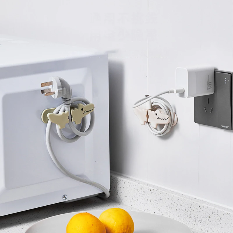 مقاطع إدارة الكابلات مقاطع الكابلات إدارة الحبل المكتبي قبضة التمساح لطيف إدارة الكبلات منظم الأسلاك المرنة للأريكة