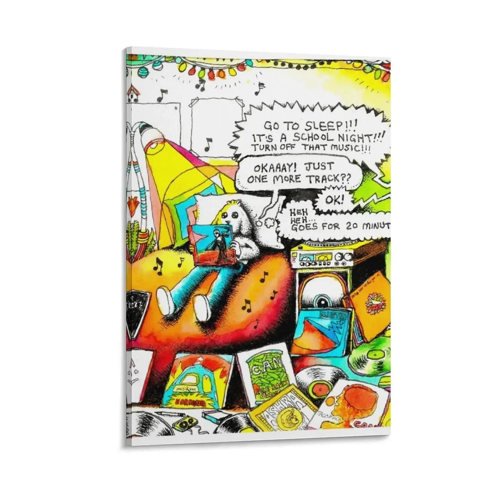 

Kosmische Bedtime Canvas Painting room decorations wall decoration painting cute room decor room decoration