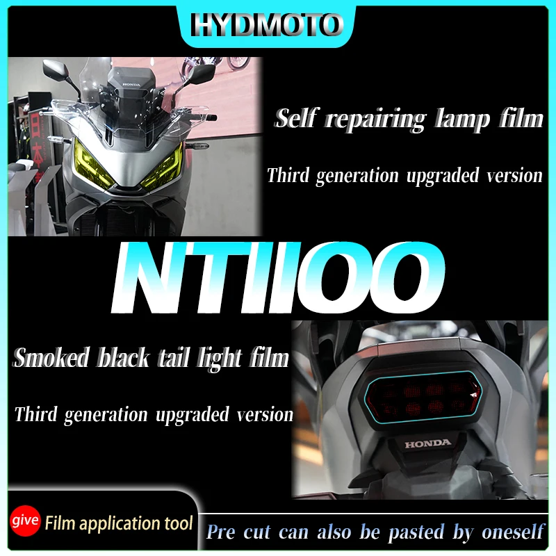 For Honda NT1100 Instrument film headlight film smoked black film rearview mirror rainproof film modification accessories