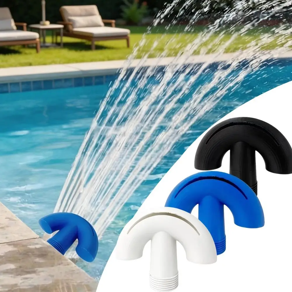 3/4 Inch Threaded Connection Pool Fountain Sprinkler PLA Waterfall Spray Pattern Swimming Pool Waterfall Sprayer
