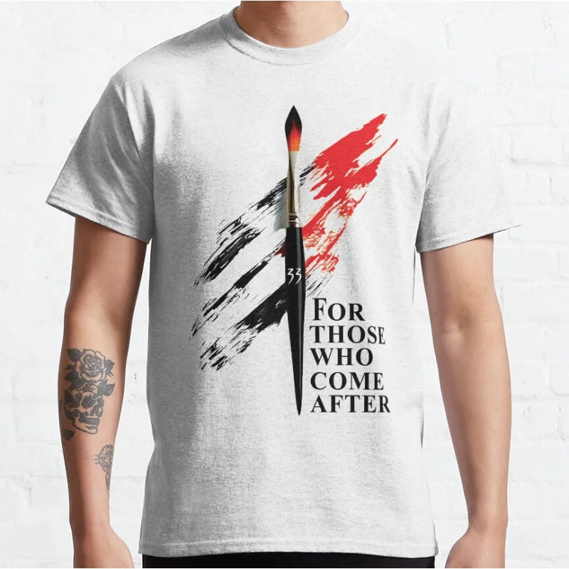 

Clair Obscur Expedition 33 Gustave For Those Who Come After Fan 2025 Dark Fantasy video game T-shirt Large size Adult Tops S-6XL
