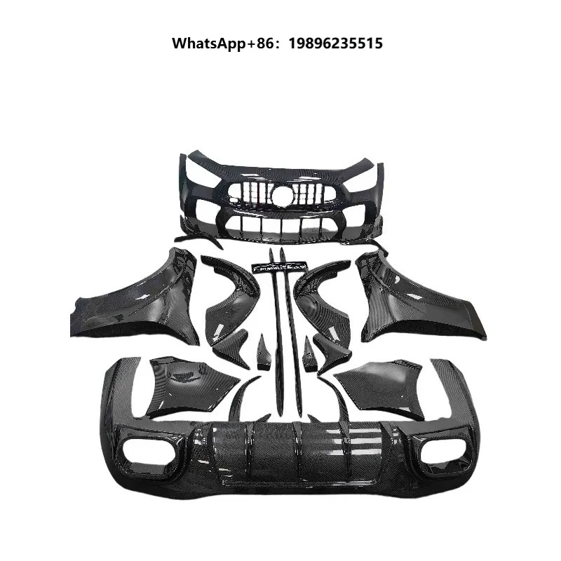 For   GT  GT43 GT53 GT63S Four Doors Dry Carbon Fiber Rocket 900 1000  tyle Wide Body Kit