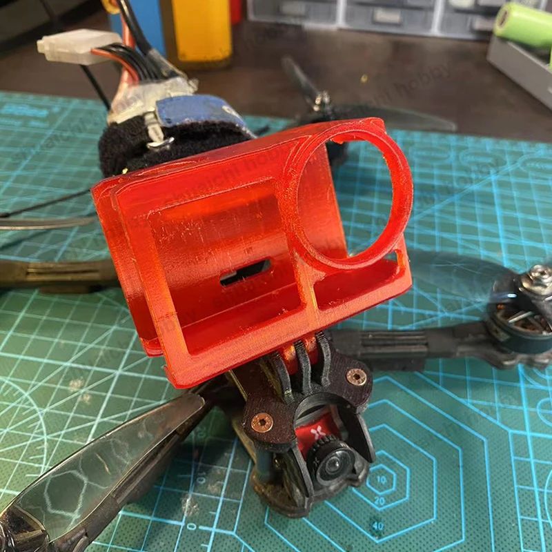 1PCS AC5 Protective Cover 3D Printed Protection Cage M5 Port Camera Mounting Bracket for DJI Action 5 Pro Guarding Accessory