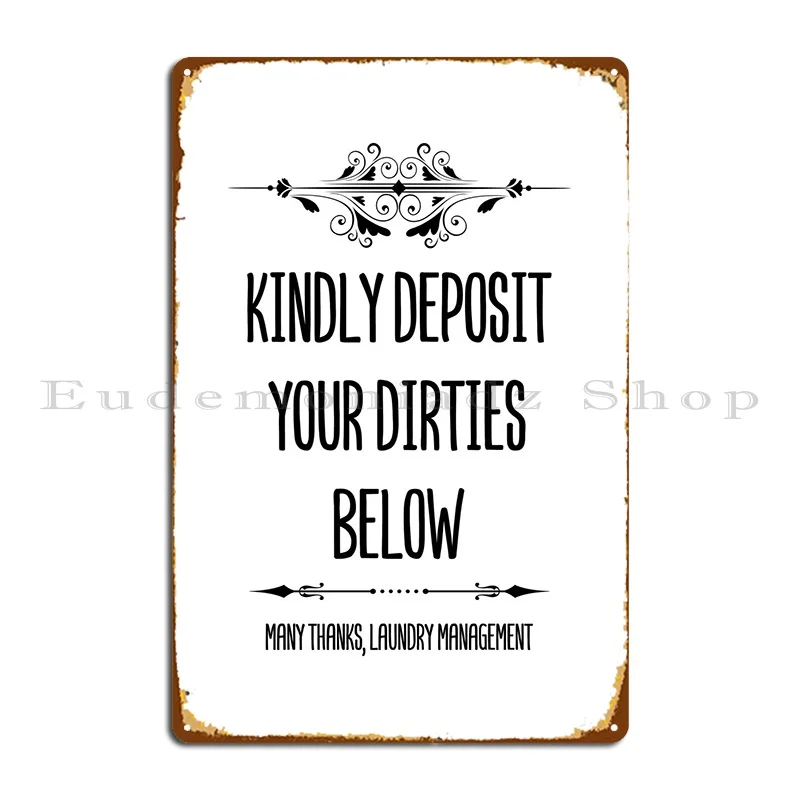 Lundry Room Fun Wall Art Metal Plaque Poster Garage Home Custom Designs Cinema Tin Sign Poster