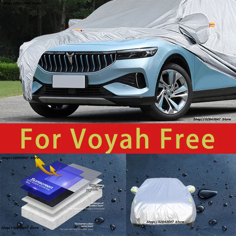 

For Voyah Free Outdoor Protection Full Car Covers Snow Cover Sunshade Waterproof Dustproof Exterior Car accessories