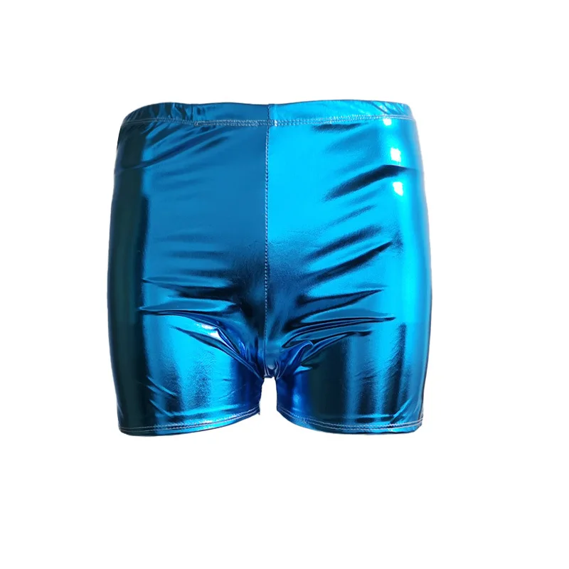 Pole Dance Hot Stamping Shiny Leather Shorts Womens Nightclub Performance 10 Colors - view 5