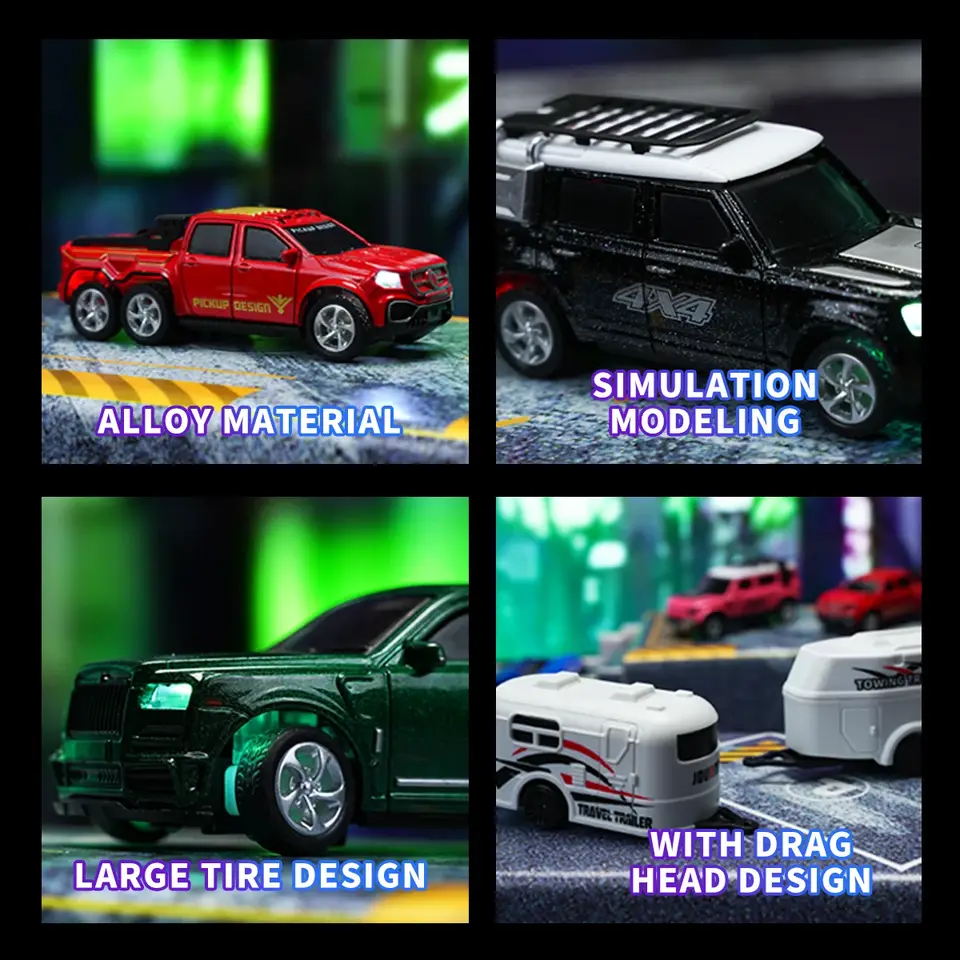 سيارة RC جديدة MINI سبيكة 1/64 سيارة تحكم عن بعد سهلة الحمل 60 دقيقة من وقت العمل هدايا الأطفال ألعاب إلكترونية - 6