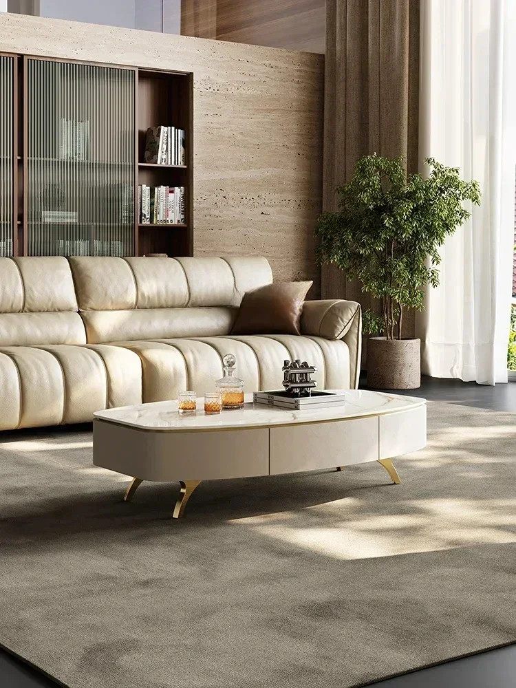 A44 Light Luxury Special-Shaped Coffee Table