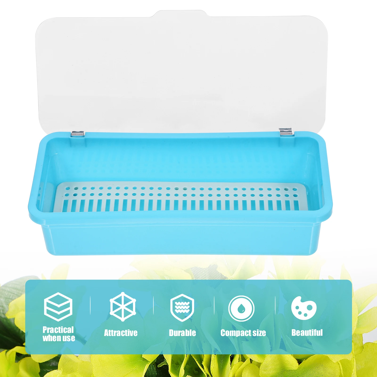 

1pcs 【】Chopstick Holder Kitchen Cutlery Tray Plastic Chopsticks Drainer Utensil Drying Rack Silverware Storage Container Cabinet