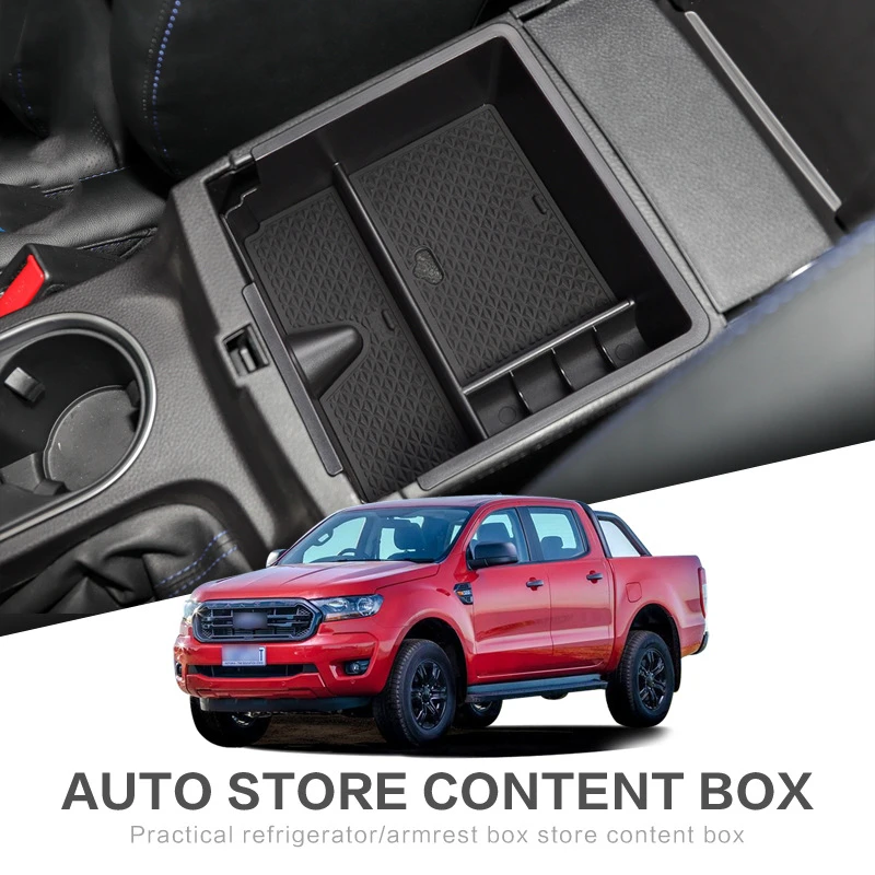 

Car Center Console Organizer For Ford 2012-2021 Ranger Multifunction Central Armrest Storage Box Stowing Tidying Car Accessories