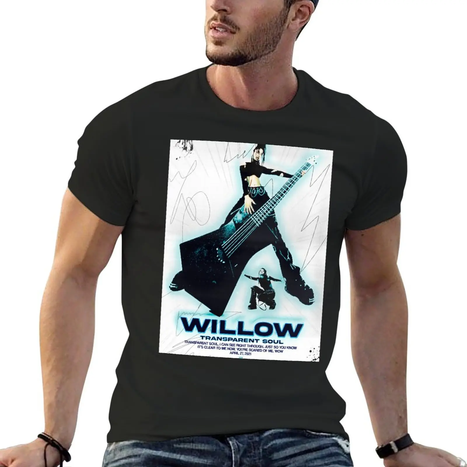 WILLOW - t r a n s p a r e n t s o u l T-Shirt shirts graphic man t shirt graphic shirts men clothings