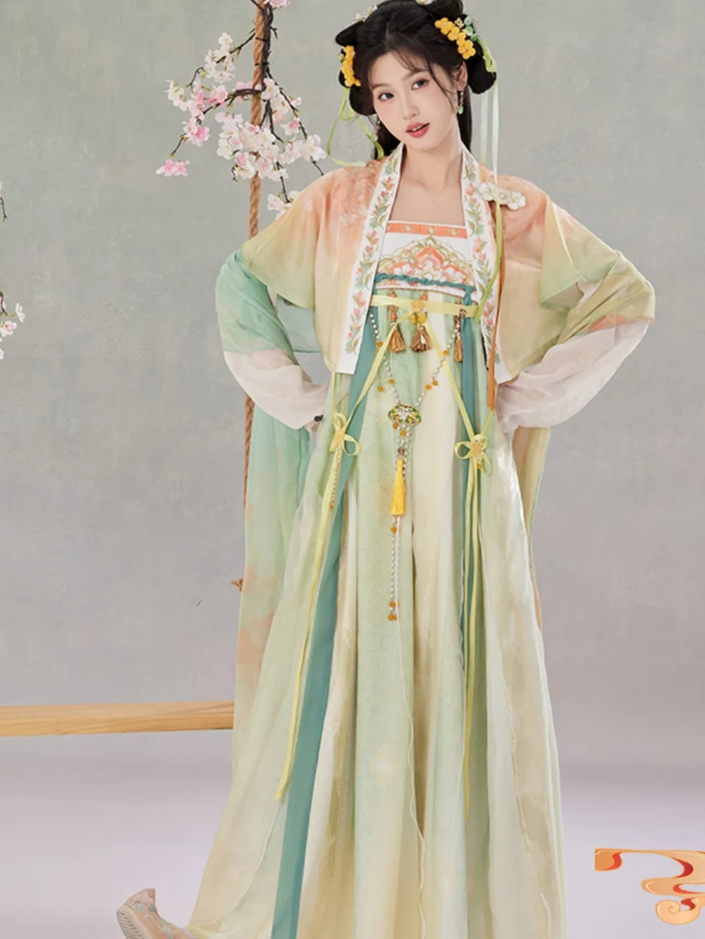 Hanfu Woman Chest Level Ru Skirt Embroidery Han Elements Eternal Night Star River Esther The Heroine Ling Miaomiao Cos Cosplay