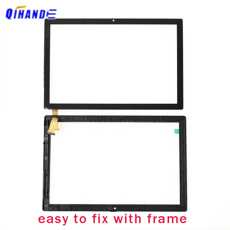 Nowy ekran dotykowy 2.5D dla tabletu 10,1 cala dla Teclast P20HD z ramką Panel dotykowy Digitizer Szklany czujnik dla Teclast P20 HD