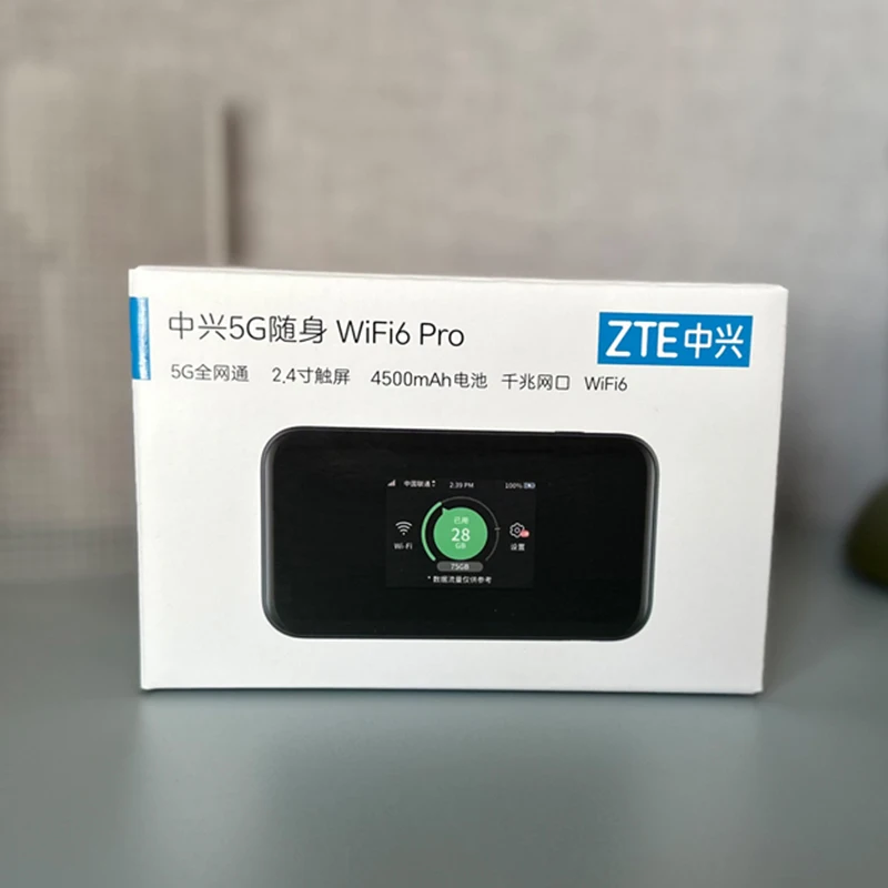 Imagem -06 - Zte Mu5002 Roteador Móvel Portátil com Slot para Cartão Sim Modem sem Fio Modem Modem Wifi Sub6 4g Lte Cat22 5g 3.8gbps Novo Desbloqueado