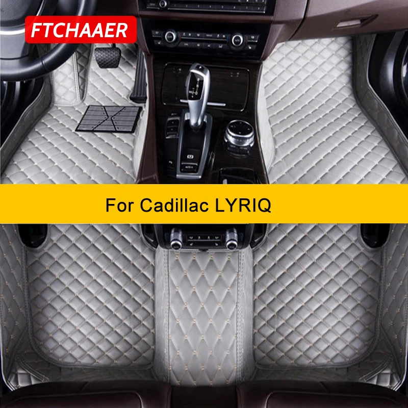 

FTCHAAER Custom Car Floor Mats For Cadillac LYRIQ Auto Carpets Foot Coche Accessorie