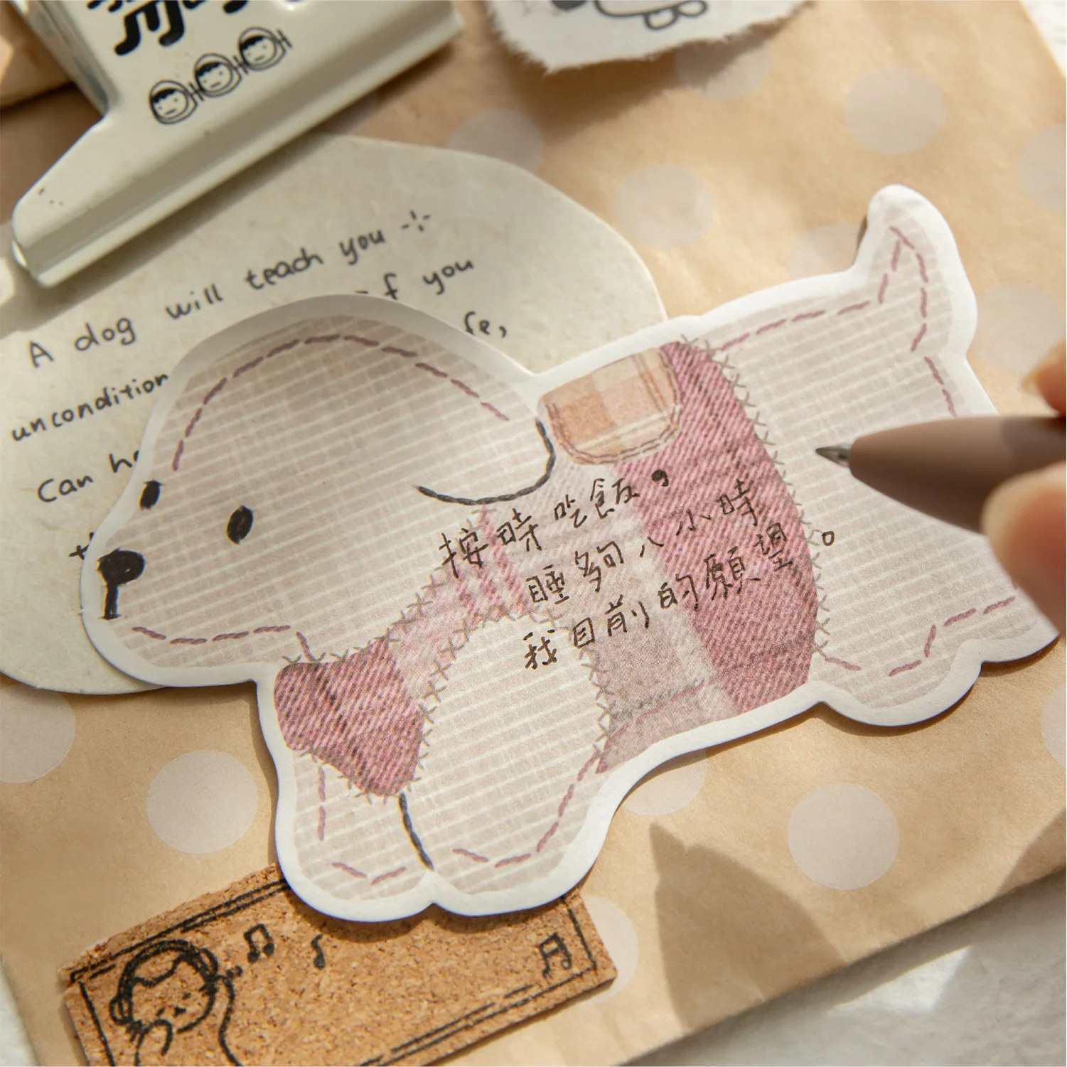 

30pcs/lot Memo Pads Material Paper Cute Pet Ancient House Collection Journal Scrapbooking paper Background Decoration Paper