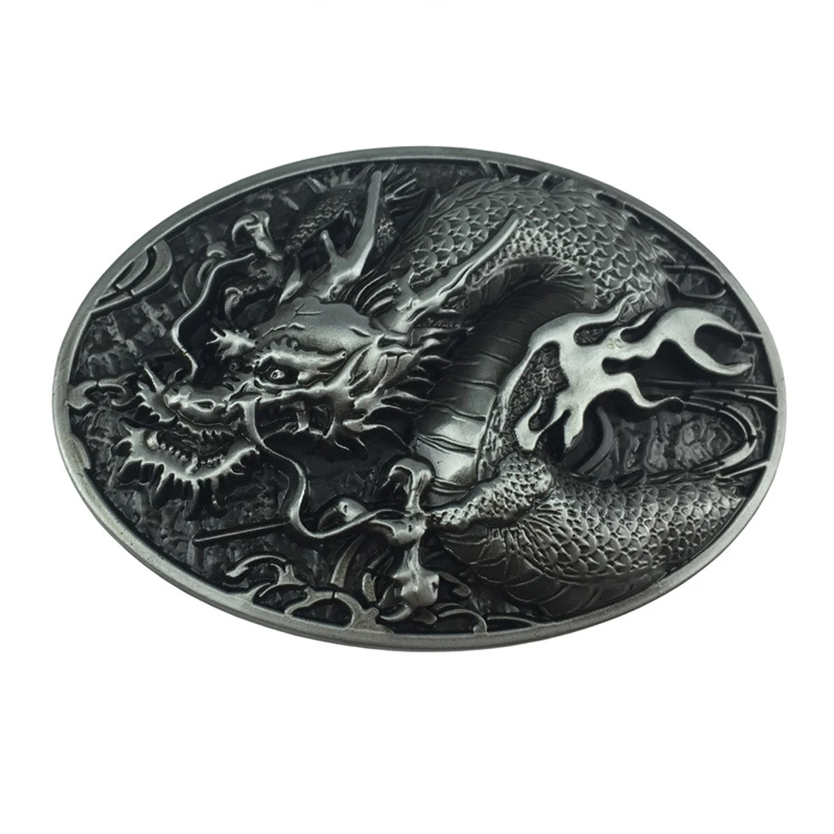 

T-DISOM Men's Belt Buckle Fashion Oriental Dragon Design Belt Accessory for Men