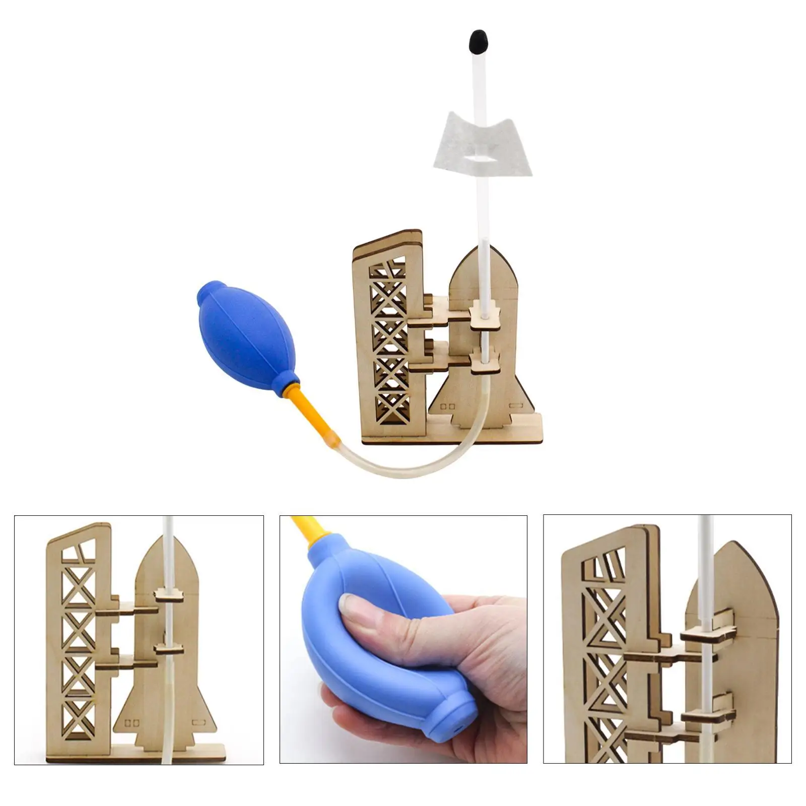 مجموعة صاروخ هوائي صغيرة يمكنك صنعها بنفسك ألعاب تعليمية لهدايا أعياد ميلاد الأطفال