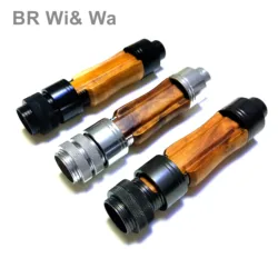 BR Wi & Wa Wood Spinning Reel Seat, Root Wood, DIY Repair Fishing Rod, Three Colors