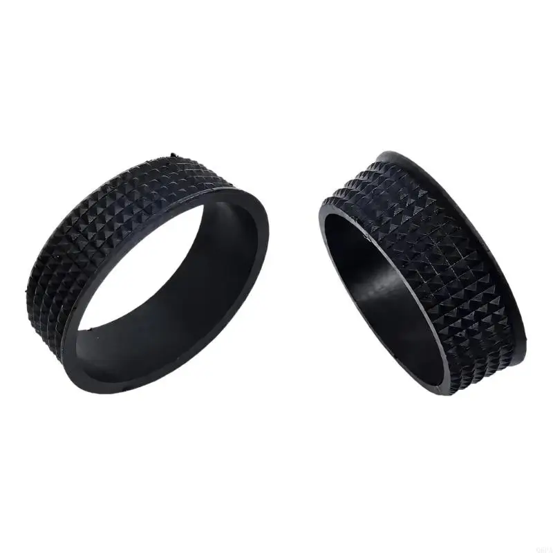 Q6PA Camera Body Rubber Replacement for 5D3 Control Area, Textured Trim Set of 2 for Worn Body Grip Repair, Routine Service and
