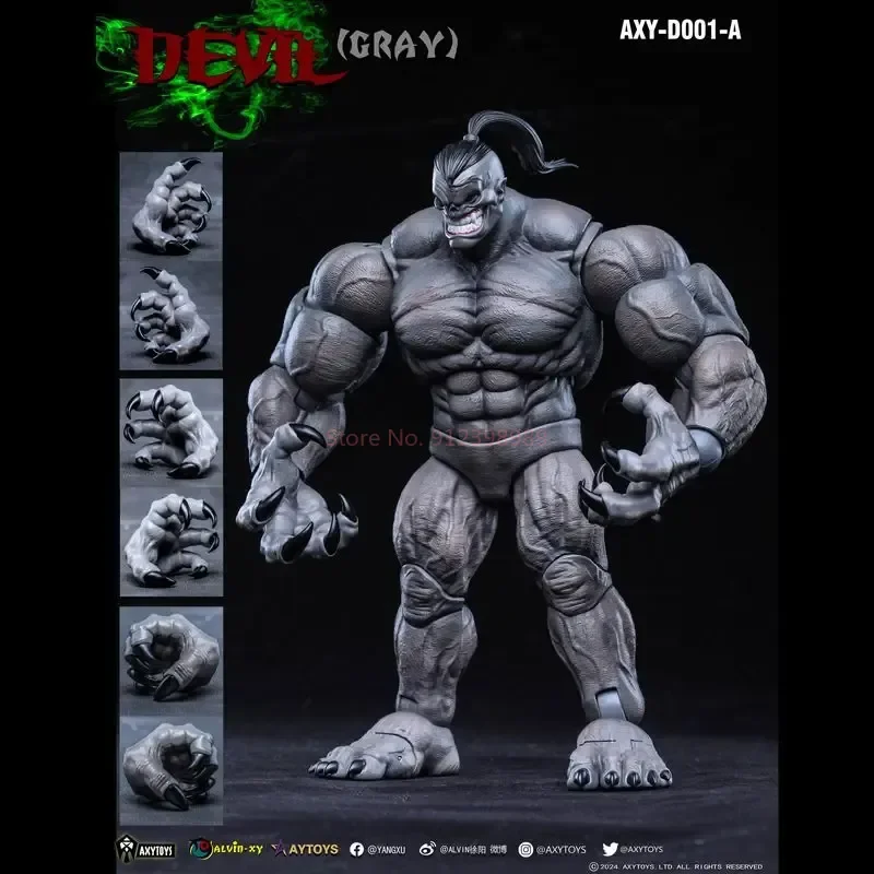 在庫あり AXYTOYS 1/12 スケール悪魔オークレッドバージョングレーバージョン 6 インチ可動兵士アクションフィギュア人形コレクション