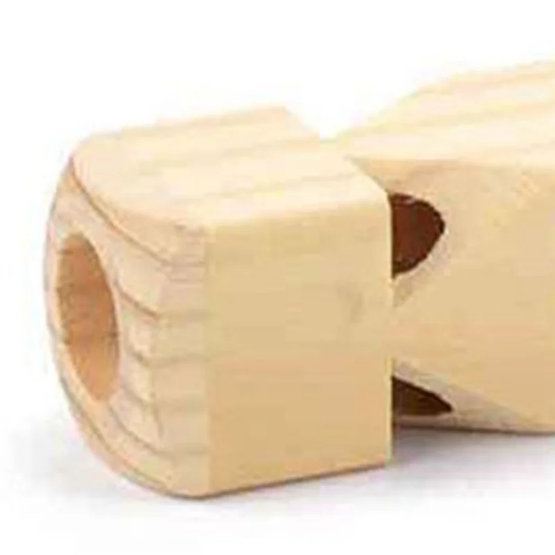 M15K-Solid Wood Train Whistle 4 Tone, Role Play Lover Wooden Whistle For Educational Party Durable Easy To Use