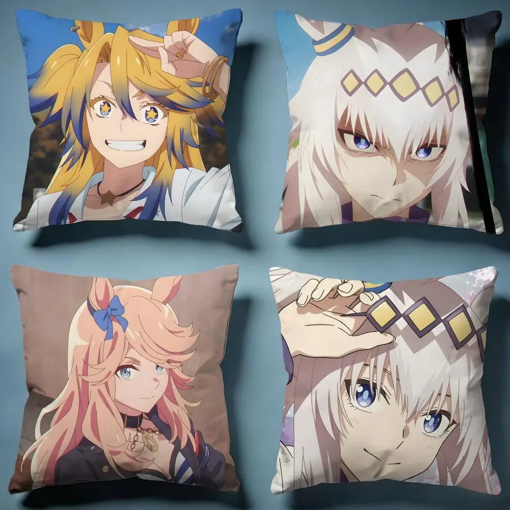 

Чехол для подушки Hot UUUma Musume Cinderella Grayable, мягкая декоративная наволочка, подходит для спальни, дивана, автомобиля, путешествий