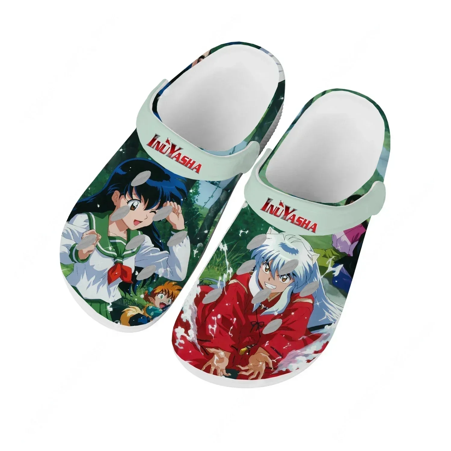InuYasha Water Shoes Mens Womens Comfortable Home Garden Clogs Customizd Sandals Beach Breathable Hole Slippers