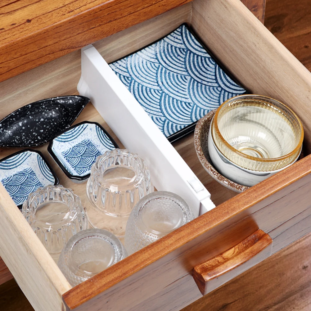 

1pcs Drawer Partition Plate Retractable Reusable Organizer For Socks Underwear Tie Scarf Storage Home Drawer Separators Abs