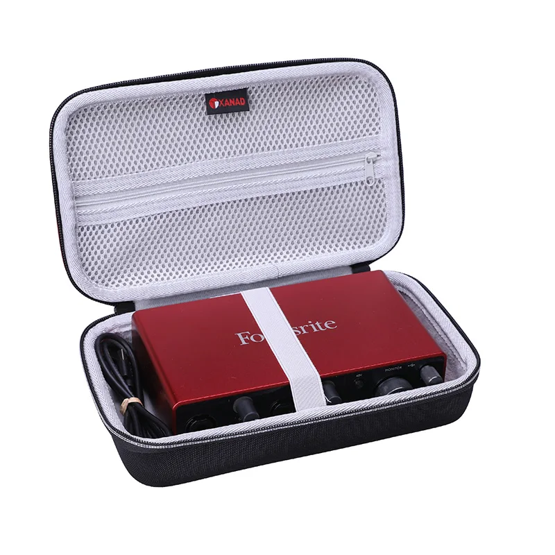 XANAD EVA Hard Case for Focusrite Scarlett 4i4 3rd Gen Protective Box Storage Bag(Case Only)