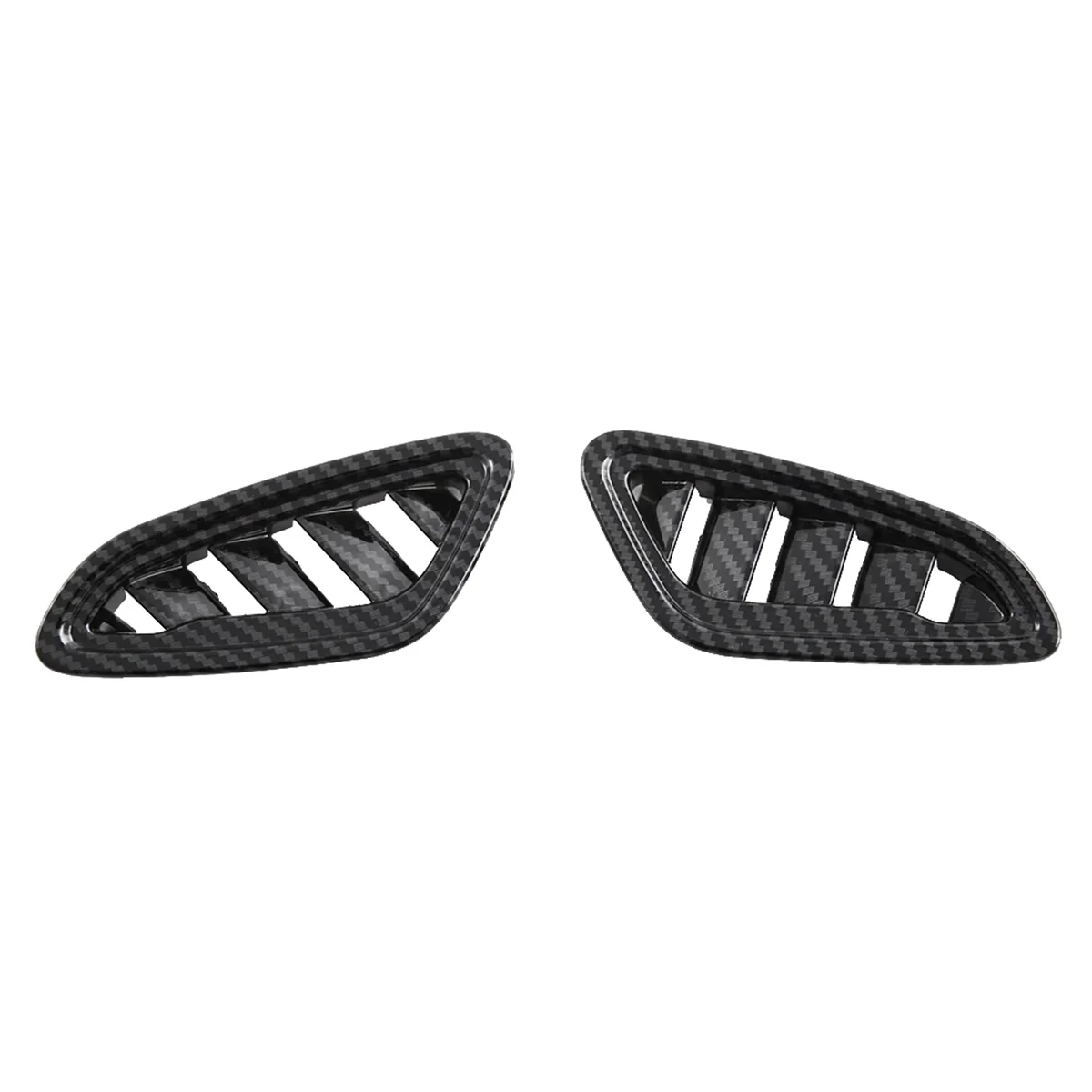 Car Side Dashboard Upper Air Vent Cover Trim Decoration Carbon Fiber Color for Seal / ATTO 4