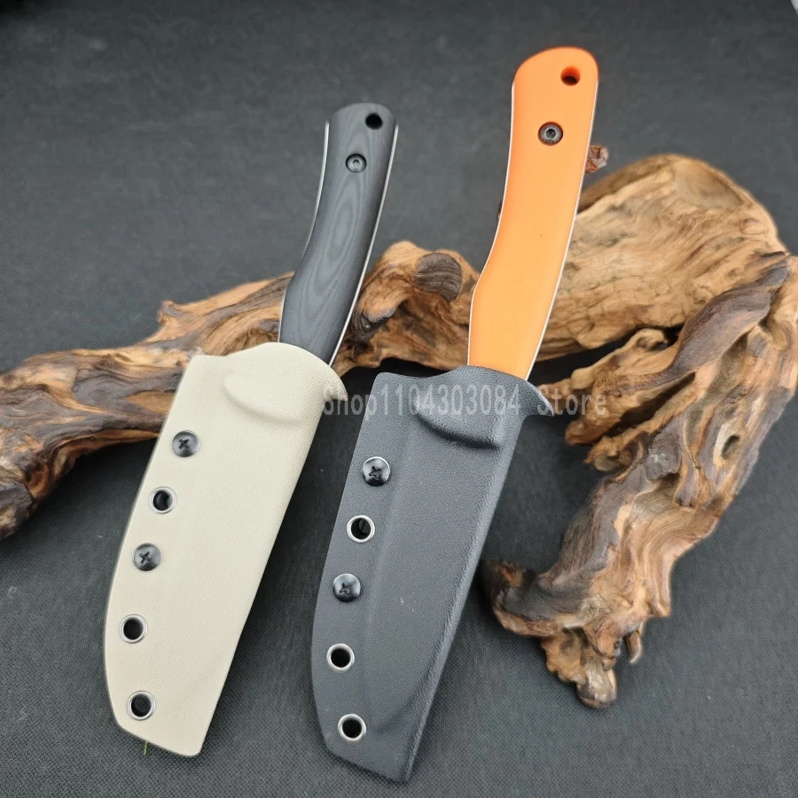 AGK متعددة الأغراض مغمد شفرة مستقيمة سكين D2 شفرة G10 مقبض المحمولة تسلق الجبال سكين الصيادين أداة هدية للرجال