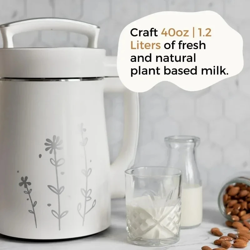 Plant Based Milk Maker  Natural Almond Milk, Soy Milk,  Coconut , High Speed Blenders Kitchen Appliances